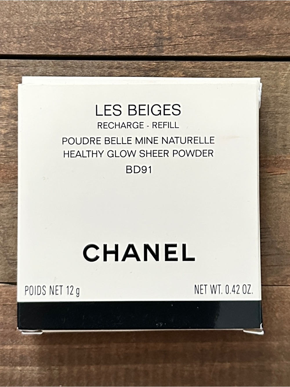 Chanel Les Beiges Healthy Glow Sheer Powder refill in shade BD91